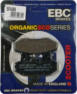 BRAKE PADS SFA86 ORGANIC