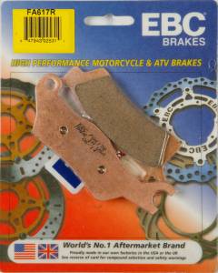 BRAKE PADS FA617R SINTERED R SERIES