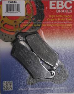 BRAKE PADS FA643 ORGANIC