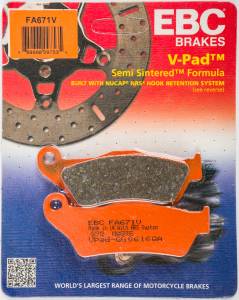 BRAKE PADS FA671V SEMI-SINTERED V SERIES