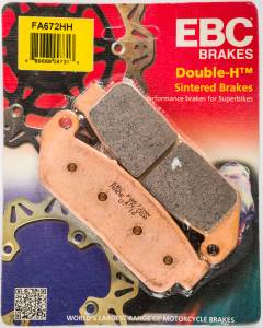 BRAKE PADS FA672HH DOUBLE-H SINTERED