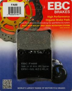 BRAKE PADS FA88 ORGANIC