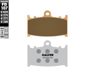 BRAKE PADS SINTERED CERAMIC FD107G1375