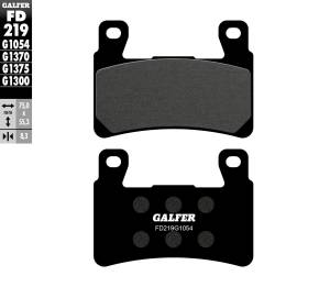 BRAKE PADS SEMI METALLIC FD219G1054