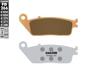 BRAKE PADS SINTERED CERAMIC FD266G1375