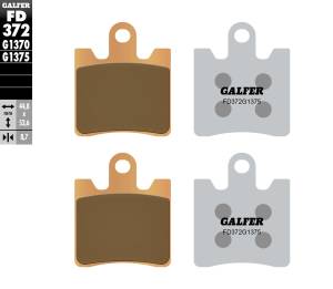 BRAKE PADS SINTERED CERAMIC FD372G1375