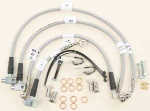 STAINLESS STEEL CABLE KIT FRONT/REAR