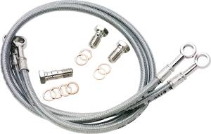 BRAKE LINE FRONT SILVER HONDA