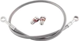 BRAKE LINE FRONT SILVER HONDA