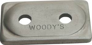 ANGLED DOUBLE DIGGER SUPPORT PLATE DOUBLE STUD 5/16" 48/PK