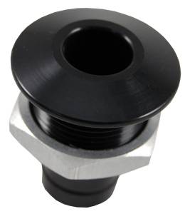 BILLET THRU-HULL WATER FITTING BILGE PUMP OUTLET BLACK