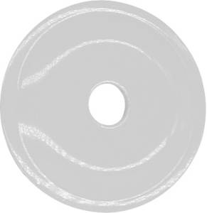 ROUND GRAND DIGGER SUPPORT PLATES 48/PK WHITE