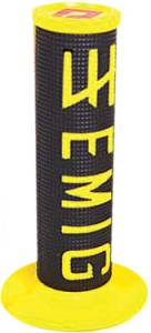 EMIG V2 LOCK-ON GRIPS 2-STROKE (BLACK/YELLOW)