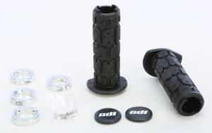 ATV ROGUE LOCKON GRIP 120MM BLACK/SILVER