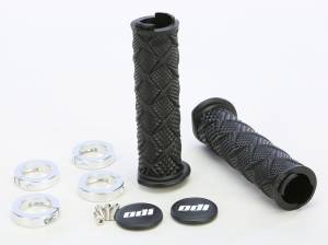 ATV X-TREME LOCKON GRIP BLACK/SILVER