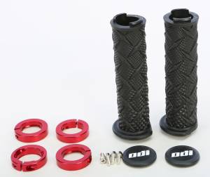 ATV X-TREME LOCKON GRIP BLACK/RED