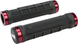 ATV RUFFIAN HALF WAFFLE GRIP BLACK/RED