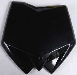 FRONT # PLATE BLK KTM