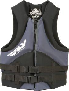 MEN'S NEOPRENE LIFE VEST GREY/ BLACK XS