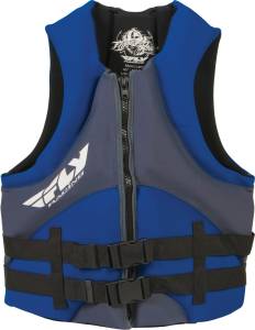 MEN'S NEOPRENE LIFE VEST GREY/ BLUE XS