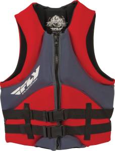 MEN'S NEOPRENE LIFE VEST GREY/ RED XS