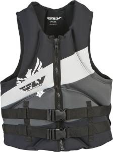 MEN'S NEOPRENE LIFE VEST GREY/BLACK XS