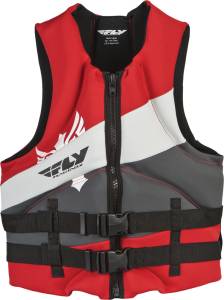 MEN'S NEOPRENE LIFE VEST RED/GREY XS