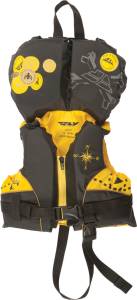 FLY VEST NYLON BLACK/YELLOW INFANT