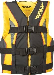 FLY VEST NYLON BLACK/YELLOW XS