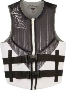 NEOPRENE LIFE VEST LADIES BLACK/WHITE XS