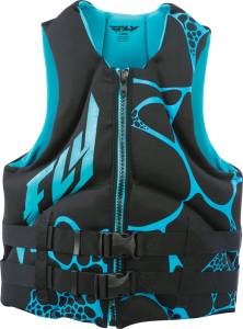 NEOPRENE VEST AQUA/BLACK XS