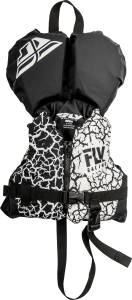 NYLON LIFE JACKET BLACK/WHITE INFANT