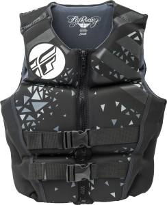 WOMENS NEOPRENE LIFE JACKET BLACK/GREY XS