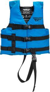 CHILD NYLON VEST BLUE