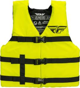 YOUTH NYLON VEST NEON YELLOW