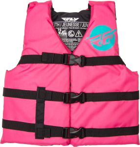 YOUTH FLOTATION VEST NEON PINK/TEAL