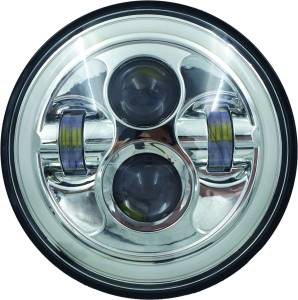 HIGH DEFINITION 7" LED HEADLIG FULL HALO CHROME