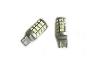 LED TURN SIGNAL BULBS SWITCHBACK WHITE/AMBER PAIR