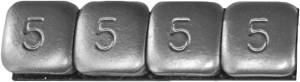 WHEEL WEIGHTS 5 GRAM SILVER 360 PIECE/BOX