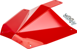 SKID PLATE RED FOR GEN5 FRONT BUMPER S/M