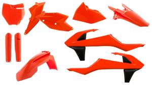 FULL PLASTIC KIT FLUORESCENT ORANGE