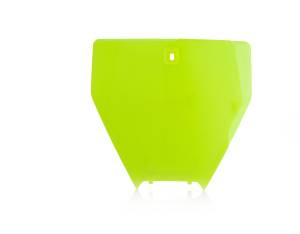 FRONT NUMBER PLATE FLUORESCENT YELLOW