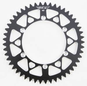 REAR SPROCKET ALUMINUM 49T-520 BLK KAW/SUZ