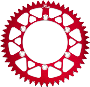 REAR SPROCKET ALUMINUM 49T-420 RED HON