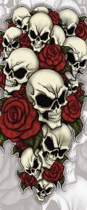 ARMPRO BONES N ROSES XS