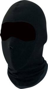 BALACLAVA COOLMAX W/MASK BLACK