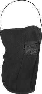 FACE MASK MICROFLEECE W/MESH MOUTH BLACK