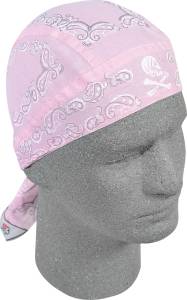 FLYDANNA SKULL PAISLEY PINK