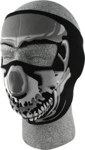 FULL FACE MASK CHROME SKULL