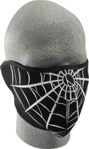 HALF FACE MASK SPIDER WEB